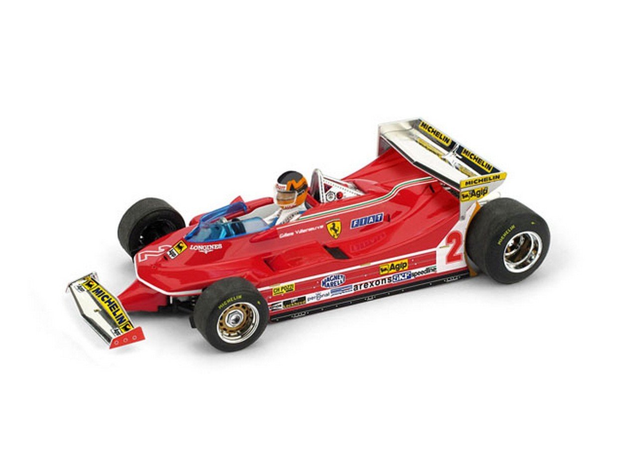 Brumm - R577Ch - Ferrari - 312 T5 - GP Monaco 1980 - Scale 1:43 - Red