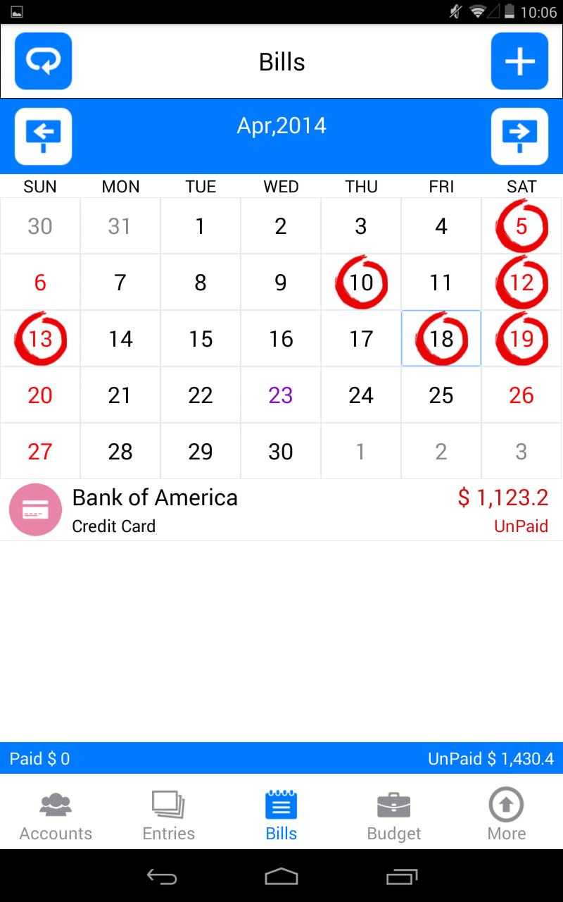 Money Log : Budget Manager (Kindle Tablet Edition)