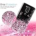 LeYi for OnePlus 6T Case, OnePlus 6T McLaren Case for Girls Women, Glitter Luxury Bling Quicksand Liquid Clear Sparkle Cute Girly Protective Phone Case for OnePlus 6T 2018 Rose Gold