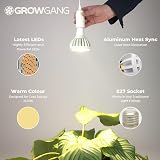Grow Gang Pianta 18W Full Spectrum LED Grow Light E27 White 3400K 33.1 PPF view 2