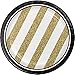 Black and Gold Happy 21st Birthday Party Bundle with Paper Plates and Napkins for 8 Guests