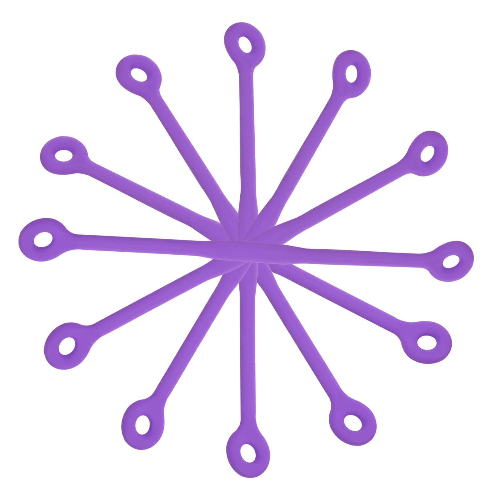 PATIKIL Tennis Dampener, 6 Pack Silicone Vibration Shock Absorber Racquet String Damping, Purple