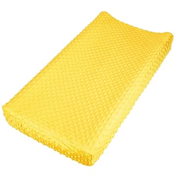 yellow changing pad cover