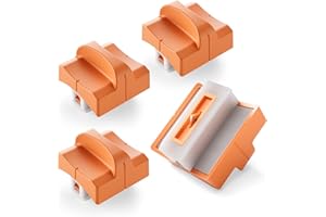 EVTECK 4 Pack Paper Cutter Blades Replacement for Paper Trimmer Slider with Safe Hidden-Blade Design