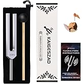 528 Hz Tuning Fork with Reflex Hammer for Healing Chakra Set,Aluminum Alloy, with Silicone Hammer and Storage Bag, Ideal for Sound Healing, SPA Aromatherapy,Yoga, Meditation, and Relaxation