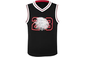 Cnins Kids Basketball Sports Jerseys for Youth Boys & Girls Basketball Athletic Training # 23 24 30 for Sports Fans