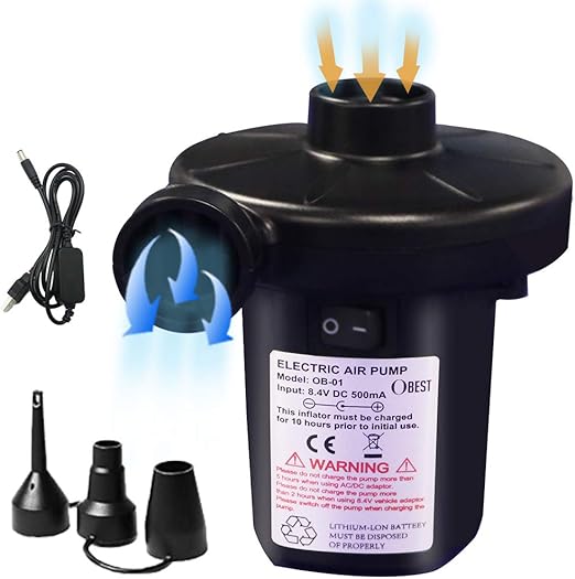 battery powered mattress pump