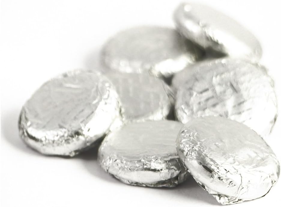 Mint Cremes Silver Foiled - Fondant Creams by Whitakers Chocolates (Pack Size: 1kg)