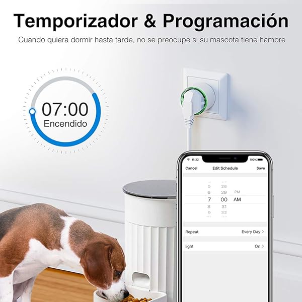 Mini Wifi Enchufe Inteligente Amazon Alexa Gosund Enchufe Control Remoto por APP Smart Plug Funcionar con Monitor de EnergaTemporizacin Compartible con AlexaGoogle Home 2Packs SOLO 2 4GHz