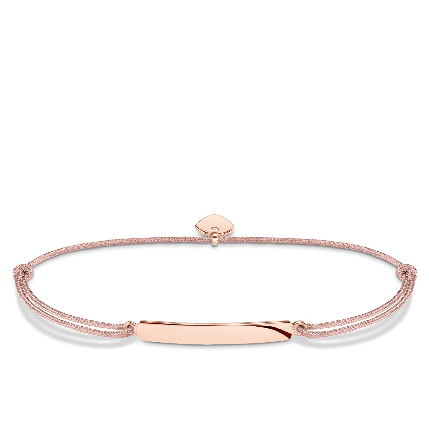 Thomas Sabo bracelet Little Secret classic 925 Sterling Silver; 18k Rose Gold Plating