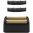 FX3 Shaver Replacement Head Compatible with BaByliss Pro FX3 Foil Shaver, Black FXX3RFB Replacement Blade Foil with 2 Cutter Compatible with BaBylisspro FX3 Shaver - Hypoallergenic Gold Foil