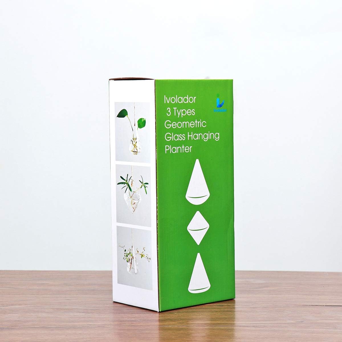 Ivolador Terrarium Container Flower Planter Hanging Glass for Hydroponic Plants Home Garden Decor -3 Type : Garden & Outdoor