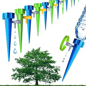CYW Plant Self Water Spike Dropper with 12Packs,Water Drip Irrigation System for Home, Garden Plants Indoor or Outdoor