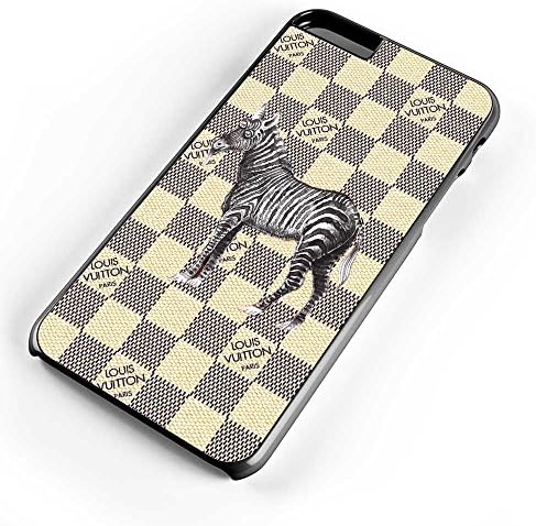 Gebleg-the best animal with squarewhite pattern for iPhone 6 Plus case Black Hard Plastic Case