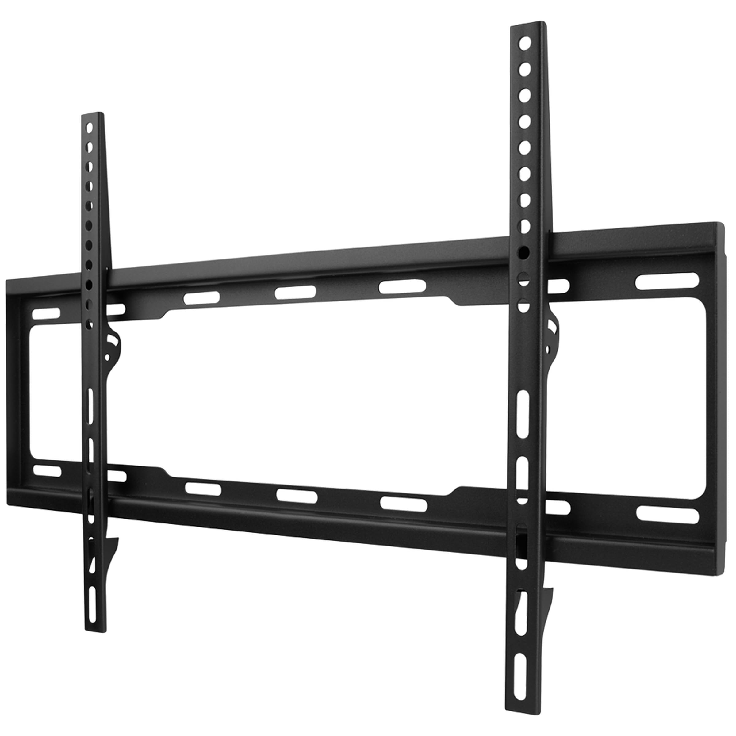 One For All TV Bracket – Fixed Wall Mount – Screen size 32-90 Inch - For All types of TVs (LED LCD Plasma) – Max Weight 100kg – VESA 100x100 to 600x400 - Free Toolbox app – Black – Smart Line – WM2611