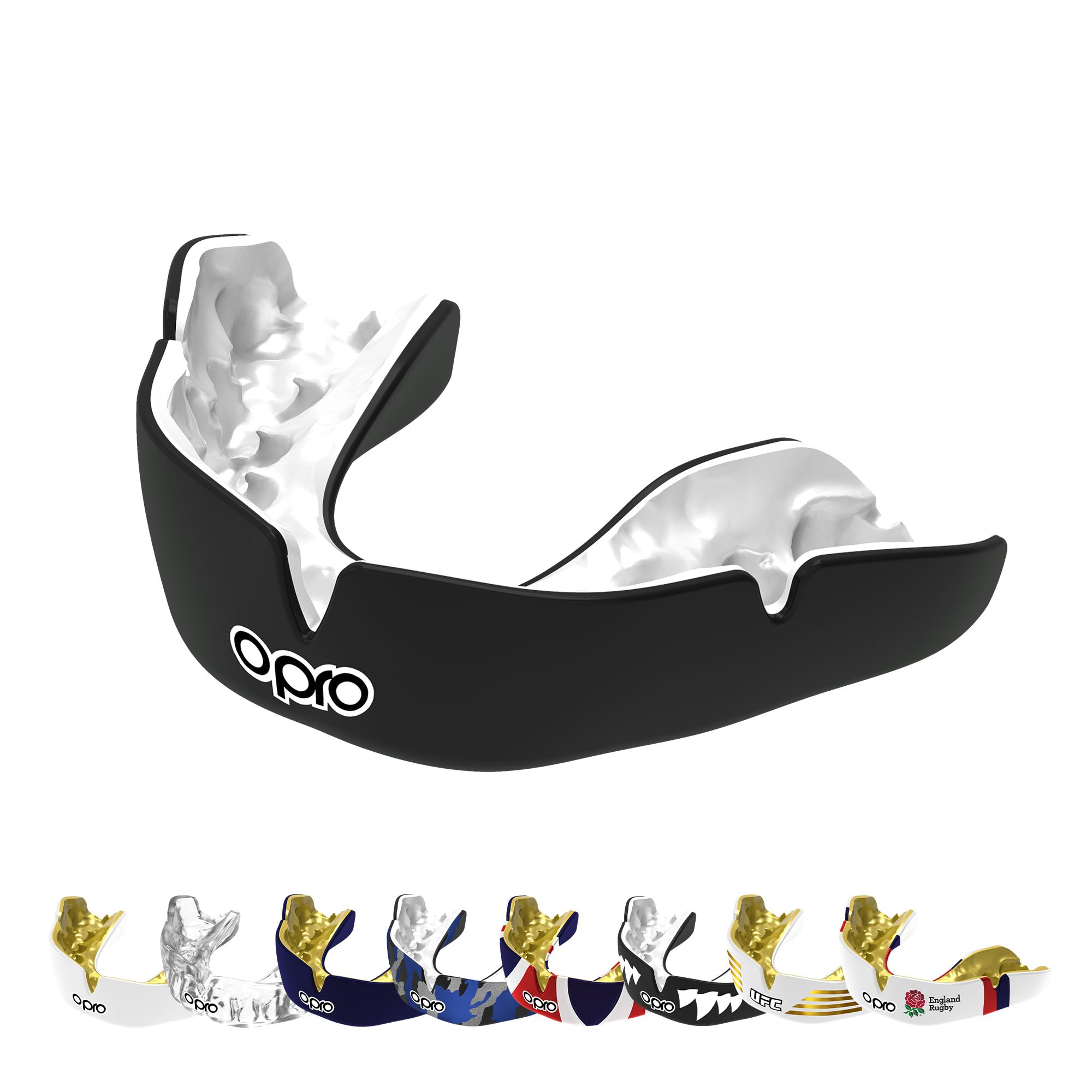 OPRO Instant Custom-Fit Mouthguard – Dentist Level Gum Shield Adult and Kids – OPRO Mouth Guard Boxing and MMA, Self-Fit Gum Shield Rugby and Hockey – Maximum Protection with Dental Warranty — image 1