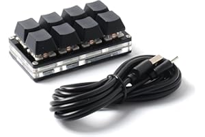 LICHIFIT 8 Keys Keyboard USB Interface Custom Copy Paste Shortcuts Mini Mechanical Keyboard for SayoDevice