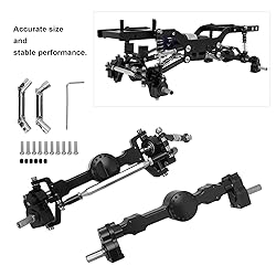 Dilwe RC Front Axle Rear Axle Set, 146MM/5.75inch