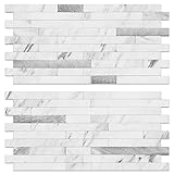 AULIGET Faux Stone Peel and Stick Backsplash, PVC