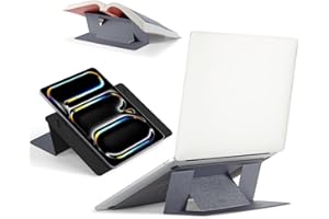 MOFT Laptop Stand for Desk, Non-Adhesive MacBook Stand 15° & 25° Adjustable 2 Levels, Ergonomic Computer Stand Fits All Lapto