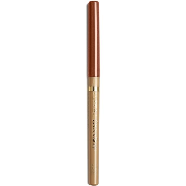 L’OREAL PARIS COLOUR RICHE LIP LINER PENCIL, CREAMY LIP LINER WITH OMEGA 3 AND VITAMIN E, 781 NUDES FOR LIFE (DEEP TAWNY BROWN)