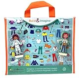 Build & Imagine: Career Dolls (magnetic wooden dress-up dolls with carrying case)