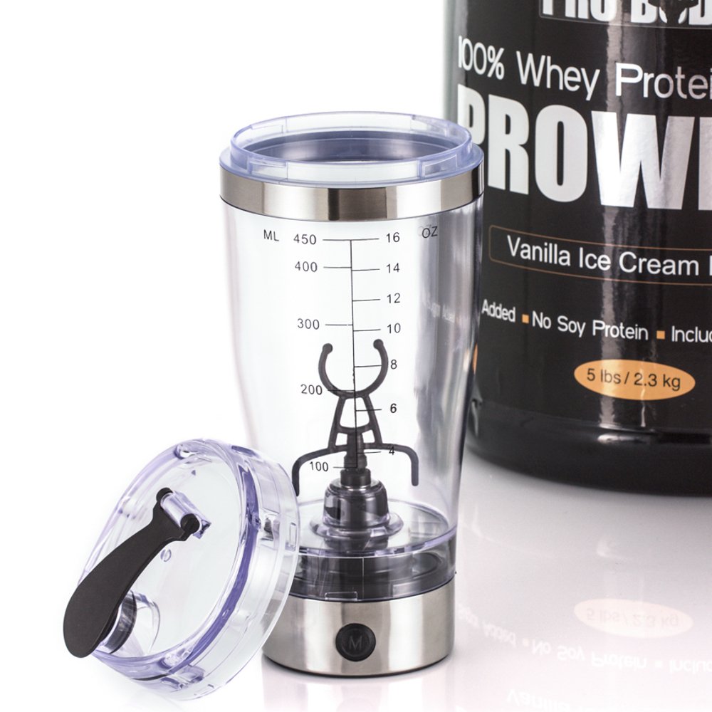 Electric Protein Shaker Vortex Mixer Cup Portable Blender Gym Drink