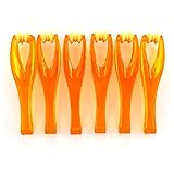 YPY 6 Pieces Orange Finger Joints Massager Hand