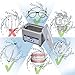 Ultrasonic Cleaners Digital Timer for Cleaning Jewelry and Eyeglass 100-120V/60HZ 35W 0.8L Stainless Steel