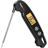 ThermoPro Digital Meat Thermometer with Large Backlit LCD, Instant Read Thermometer Food Cooking Kitchen BBQ Meat Thermometer