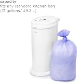 Ubbi Nappy Bin Liners 75 Count 49 L Plastic Bags Refill Pack view 4