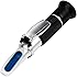 Anpro Brix Refractometer, Beer Wort Refractometer, Dual Scale - Specific Gravity 1.000-1.120 and Brix 0-32%, Replaces Homebrew Hydrometer (Aluminum)