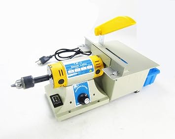 【クリックで詳細表示】BAOSHISHAN バレル研磨機 TM-2G彫刻台 研削作業ミニテーブルソー 多機能小型卓上丸鋸盤 木材彫刻 宝石研磨/ブレード木工チェーンソー 石切り用 精密切断・カービング・研磨に最適 (110V)