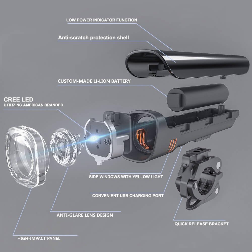 toptrek bike light