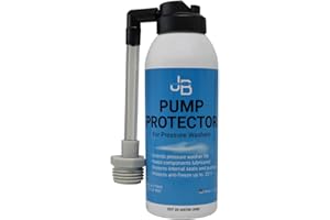 JB Industries Pressure Washer Pump Saver Antifreeze & Lubricant, 4 oz – Prevents Freezing to -25°F, Lubricates Pistons & Seals, Prevents Corrosion, Ideal for Off-Season Storage