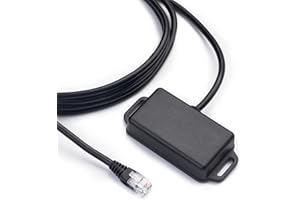 HQST Bluetooth Module with RJ12 Communication Port for HQST MPPT 20A 40A 60A Solar Charge Controllers, BT Module for APP Monitoring & Setting Parameters