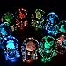 S-SO K9 Crystal ball 3D Eevee Night Bedroom LED desk table RGB 7 color changing Light la