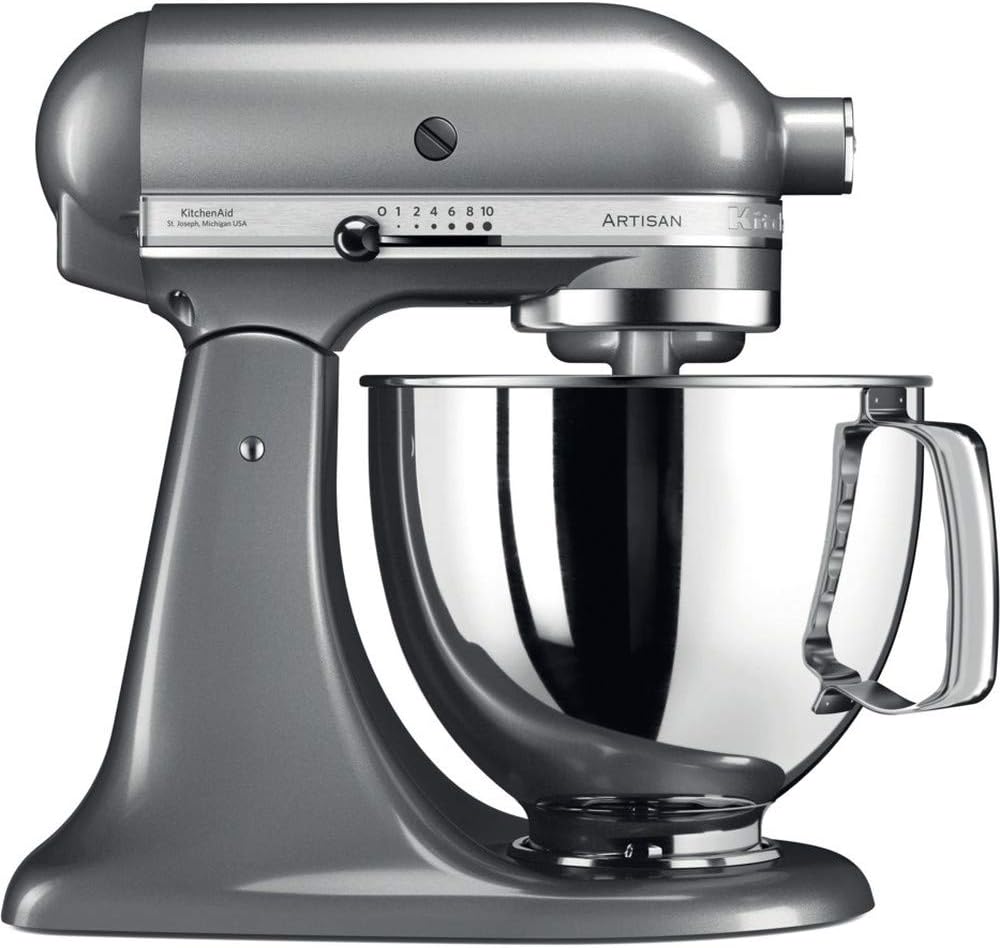 KitchenAid Artisan Stand Mixer Contour Silver 300W 10 Speed