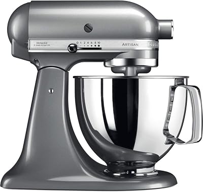KitchenAid Artisan Stand Mixer Contour Silver 300W 10 Speed