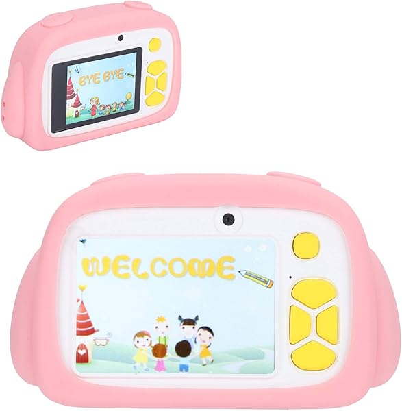 Mxzzand Children Camera 2 0in Screen Camera 720P 20MP Taking Pictures Continuous Shooting for Children Portable Digital CameraPink