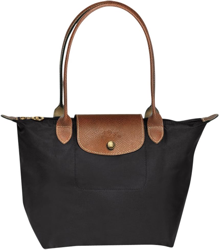 Longchampag Le Pliage Large Shoulder Tote Bag Black