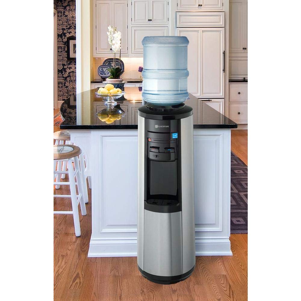 Glacier Bay 3 Gal or 5 Gal Hot Room and Cold Water Dispenser Black and