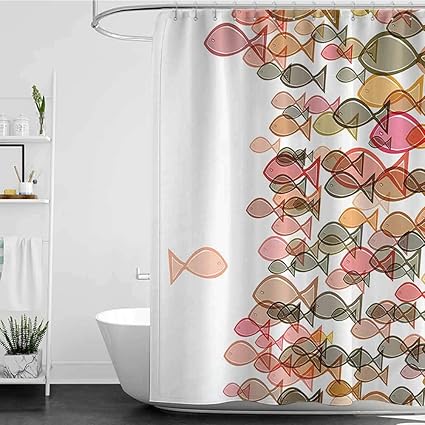 Amazon Com Shower Curtains African American Fish Colorful Fish