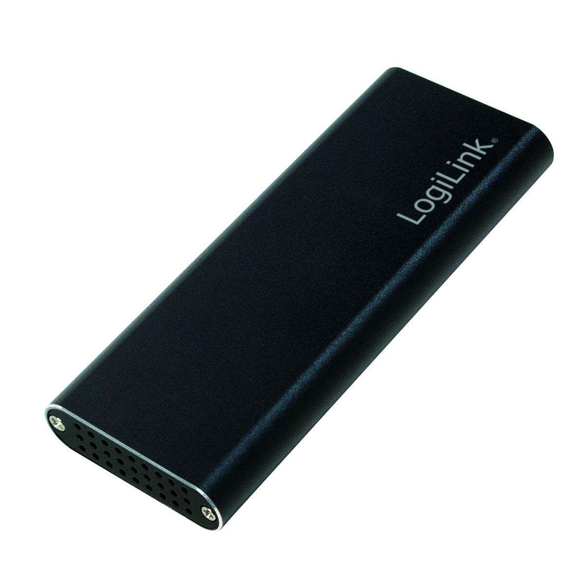 LogiLink UA0314 USB 3.1 Hard Drive Enclosure for m.2 SATA (NGFF) SSD - Black
