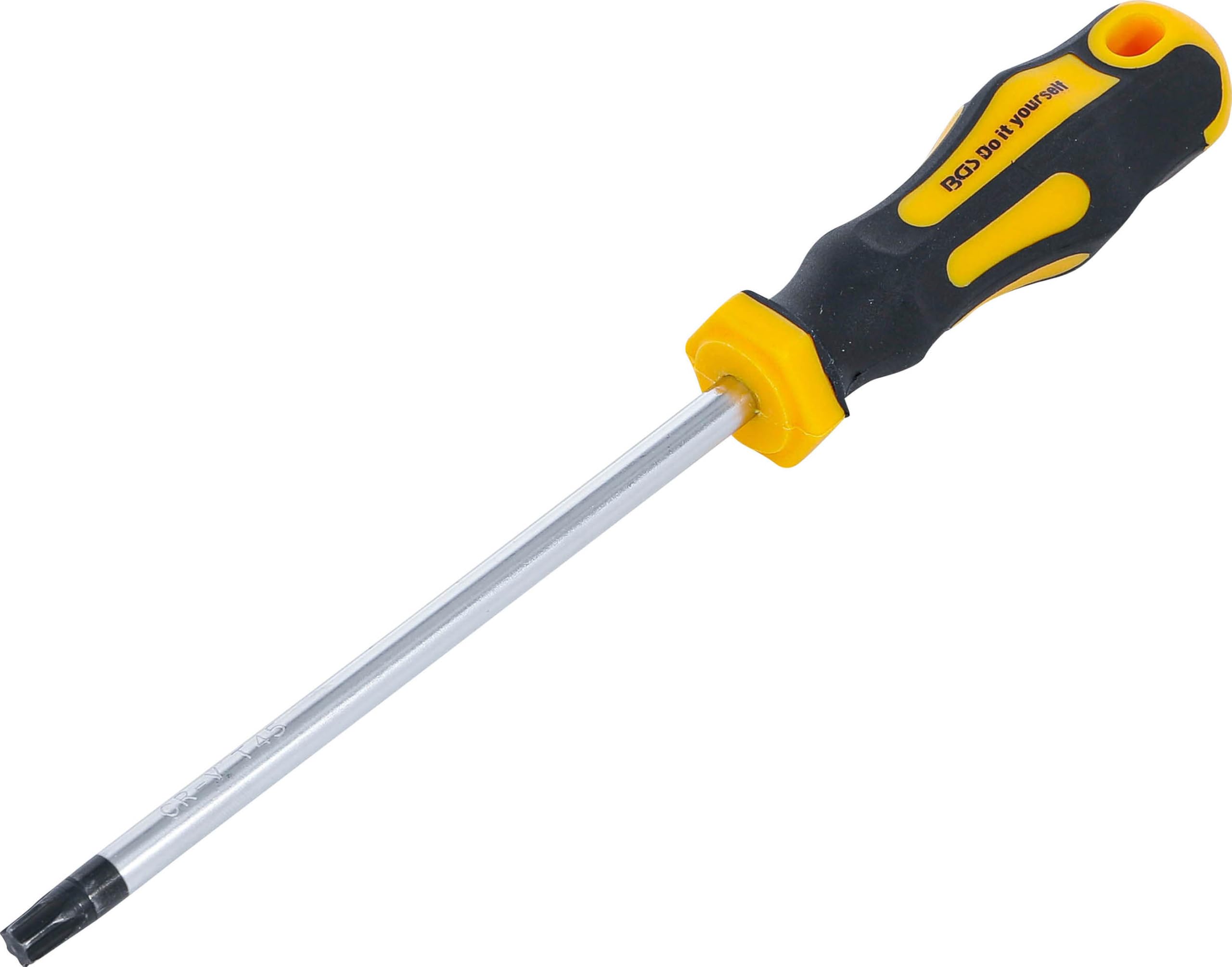 BGS Diy 7844-T45 | Screwdriver | T-Star (for Torx) T45 | Blade Length 150 mm