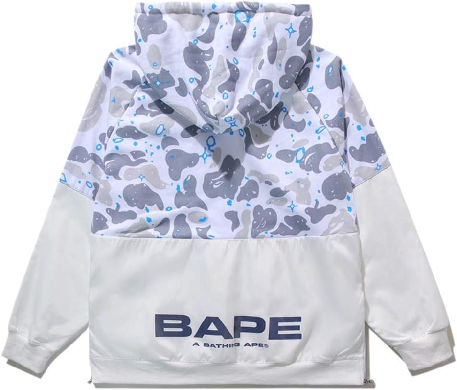 Sportswear Mens Hoodies Ape Bape Sweatshirt Fashion Outdoor Tracksuit Casual Hip-Hop Funny Coat