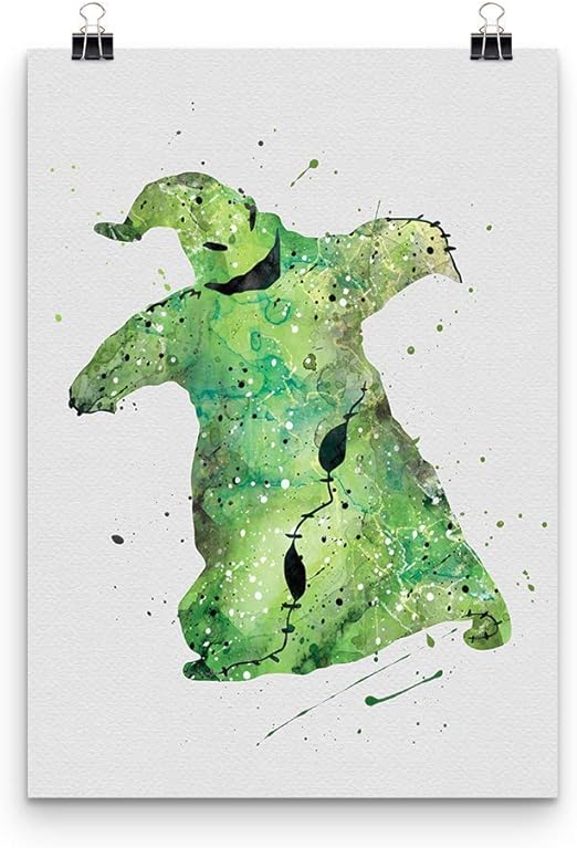 Amazon Com Oogie Boogie Nightmare Before Christmas Wall Art Print