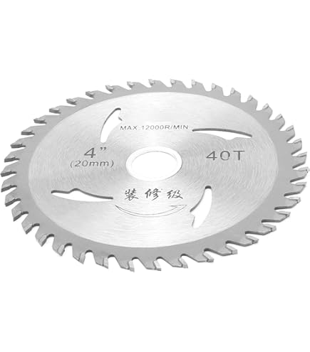 uxcell 4-Inch 40 Teeth 12000RPM Premium Tungsten Carbide