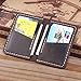 Robrasim Handmade Bifold Leather Wallet - Minimalist Leather Credit Card Wallet - Coffee