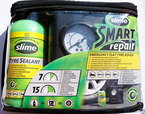 [- Slime 1800330 10914 Tyre Repair Set for Automobile Tyres with Dispensor  -]